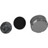 Yhenlovtt Manopola del freno per componenti serie Ltd Steez A, con bobina di regolazione meccanica, tensione compatibile con modelli Steez a Sv Hlc Sv CT Daiwa (grigio argento uno)
