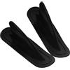 SECFOU Pinne da Surf in Pvc Nero 2 Pezzi per Tavola da Surf Gonfiabile e Paddle Board, Aumentano Stabilità e Direzione, Adatte per Sport Acquatici