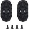 Pjeghbvop Protezione dei tacchetti in silicone rinforzato, meccanismo di sblocco liscio, accessorio indispensabile per bicicletta per diversi tipi di terreno, accessori per mountain bike