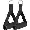 Generic Maniglie per bande di resistenza, 17,5 cm, maniglie antiscivolo per la palestra, in PP EVA, 27 G, resistenti, 260 kg, con anelli a D in acciaio per esercizi