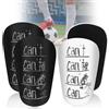 ELNLE Mini parastinchi per bambini da calcio, 2 paia di mini shin pad, 10 x 6 cm, piccolo parastinchi per adulti e ragazzi