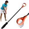 Generic Recupero palline da golf, telescopico, portatile, strumento per raccogliere palline da golf, regolabile, supporto per putter e putter leggero ed estensibile, accessorio per pratica