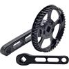 Hellery Set di Pedivelle per Bicicletta per Bambini con Foro Quadrato da 120 Mm per Un Facile Montaggio