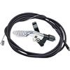 Qianly Comando Remoto per Reggisella Telescopico con Tubo Flessibile per Manubri da Mountain Bike da 22,2 Mm, Passaggio Cavi Esterno/Interno