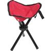 MISUVRSE Sedia a 3 gambe per escursionismo, campeggio, pesca, treppiede, pieghevole, altezza di utilizzo portatile, 30,5 cm