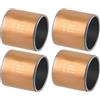 Yhenlovtt 4pcs 14mm Du Boccole Bici Bicicletta Posteriore Ammortizzatori Compatibile Avere Struttura Interna Rame Composito Montagna con Ptfe per Strato