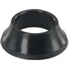 Yhenlovtt Cuffia superiore in alluminio per forcella da 286 mm, compatibile con tubo in lega da 44 mm, per bici da strada e montagna, copertura superiore nascosta (nero)