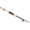 Laymotric Canna da pesca telescopica in fibra di carbonio per pesca alla trota per lancio di esche, da 1,5 m a 2,4 m, manico leggero, attrezzatura da viaggio portatile (etilene vinil acetato bianco EVA)