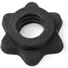 Yhenlovtt Plus Bars Cam Manubrio 4 Collari Secure Spinlock Pack per 1 Pollice Standard Bilanciere Pesi Piastra Serrature Avere Plastica per Blocco Nero