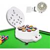 YUYUZI Pulitore automatico per palline da biliardo a 22 scomparti, 300 W, 1320 giri/min, per 22 palline, lucidatrice elettrica per piscina e snooker, ideale per club, sale da biliardo e casa