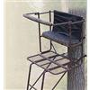 SUTTER Treestand & Posta 2 Persone trasportabile 5,0m / in Acciaio Robusto, Sedile e Schienale Imbottiti/Supporto per Scale