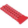 Beufee Contatore del punteggio di Golf, contatore dei Colpi di Golf Tabellone segnapunti del Golf Contatore del punteggio del contatore del Golf a 18 buche (Segnapunti (Perline) Rosso)
