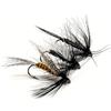 AMZfishing® 3 pezzi mosca secca legata a mano #6 | pesca a mosca trota | mosca pesca alla trota | papillon pesca a mosca | mosche secche (A: set da 3 pezzi (1 per colore)