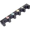 Yunmeryker Porta Stecche da Biliardo per 5 Stecche, Accessorio Professionale per Tavolo da Biliardo, Poggia Stecche