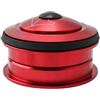 Yhenlovtt Doppia bici integrata da 44 mm con cuffia sigillata per alluminio per cuscinetti a forcella diritta da 286 mm, compatibile con sterzo senza filettatura con Moun (rosso)