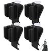 Yardwe Clip per Mazze da Golf 4 Pezzi in ABS Nero Morsetto Porta Putter Comodo e Sicuro per Sacche da Golf e Party