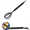 Nzoike Attrezzatura per L'Allenamento di Pallavolo, Kit di Attrezzature per L'Allenamento di Pallavolo,per Bambini E Adulti Adatto(Nero)