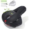 GreHom Sella per Bicicletta Comoda, Sella da Bicicletta in Gel, Sella Bici in Memory Foam Morbido Ampia, MTB/Bicicletta/Cuscino da Sella Pieghevole, Adatto a Donne e Uomini,Accessori Bike