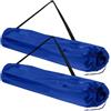 Yhenlovtt Borsa da trasporto in poliestere da 25 cm, per esterni, con tracolla pieghevole, con coulisse variabile, 92 x 2 pezzi, per campeggio, con borsa portaoggetti (blu)