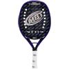 Max Beach Tennis MBT EASY T-CARBON, Racchetta Beach Tennis Carbonio e Fibra di Vetro - Superficie ruvida con Super Grip - Eva Soft - Leggera e Bilanciata - Profilo 20 mm - Custodia inclusa