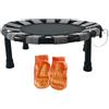 FewNvWa Mini Trampolino Rotondo con Piedini in Gomma, Giocattolo per Saltare