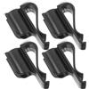 CLISPEED Clip per Mazze da Golf Superficie Liscia e Sicura da Usare in ABS Nero 4 Pezzi Morsetto per Putter per Viaggio e Party