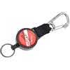 Generic Spiral Coil Lanyard Elastico Resistente con Clip Snap Cinturino Bobina PU Fibbia Sgancio Rapido Funzione di Adatto per Immersioni Subacquee