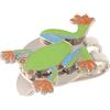 GRIRIW Clip Magnetico da Golf a Forma di Rana in Metallo, Facile da Installare, Marcatore Portatile per Cappello, Accessorio Creativo per Golf
