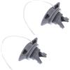 BUGUUYO Coperchio Valvola Aria Gonfiabile in PVC 2 Pezzi per Kayak e Dinghy Design Portatile e Anti-Perdita per Festa Estiva in Barca