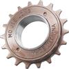 Yhenlovtt Id Steel - Pignone a X per bicicletta, 35 mm, fisso per bici a velocità singola 16/18/20t, ruota libera 1/2, compatibile con catena da 1/8 (18T)