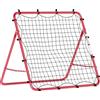 SPORTNOW Rete Rebounder per Calcio, Facile da Montare, Rete Rimbalzo Calcio con 5 Angolazioni Regolabili, Attrezzatura Portatile per Allenamento Calcio, Baseball e Softball in Giardino Parco