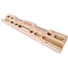 FewNvWa Climbing Hangboard per Rafforzare Dita Tavola Presa Forearm Fingerboard Legno Montaggio Parete Adatto a Bambini Esercizio Indoor 50x10x3cm