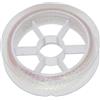 Yhenlovtt Ice Wing Gamberetti Scala di Pesce Flash Strip Fly Tying Composizione Corpo 8m per Bianco 3mm Largo Pvc Imitazione Scala Riflettente Pesca