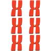 Yhenlovtt Nastro in silicone per pesi da tennis, 3 g, strisce per l'equilibrio di racchette, confezione da 6 fogli, personalizza la stabilità sportiva per migliorare l'equilibrio (rosso)