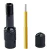 Yhenlovtt 45 mm rosso lega per valvola forcella per bicicletta assorbitore prolunga adattatore aria interna tubo ammortizzatore alluminio nero (nero)