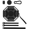 gifyym Corda di traino per bicicletta - di traino elastica per bicicletta da 3 metri | di trazione retrattile Capacità 100 kg ABS 8,5 x 8,5 x 3,4 cm | Per Famiglia Ciclismo Montagna Strada