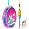 Generico Automatic Bobber Line Set | Nylon Ready Use Color Changing Float System | Crappie Bass Kayak Boat Saltwater Beginners Pro Angling Kit | Outdoors Sport Casting River Lake Pond Gear Storage Carry Pack S