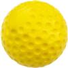 ZUZZEE Pallina da baseball con fossette in poliuretano, dimensioni adatte per il caricamento della macchina e l'esercizio della velocità di uscita costante (22,9 cm, giallo)