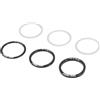 Yhenlovtt 6 distanziali in acciaio inossidabile e lega di alluminio Bb86/91/92/bb30/pf30 inferiore 29/30 mm guarnitura Compat Set di biciclette per rondella 24 sopra staffa per (24 mm)