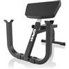 VirtuFit Preacher Curl Station - Panca regolabile con braccio, bicipiti e braccia, panca stabile per la casa