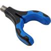 Yhenlovtt Supporto per canne da pesca alla carpa, flessibile, con testa da 3 cm di diametro, compatibile con canne da pesca alla carpa (blu)