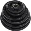 Fitness Tech Set Dischi Olimpici 105 kg 50 mm con Tripla Impugnatura | Pesi Gommati per Bilanciere e Home Gym (2,5-20 kg)