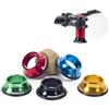 Yhenlovtt Cuffia superiore nascosta da 44 mm Road Plus Mountain per manubrio della bici, in lega di alluminio, per tubo forcella da 286 mm, compatibile (blu)