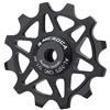 YLME Ruote da Fantino per Bicicletta Ruote Jockey per Bicicletta Ad Alte Prestazioni, Cuscinetto in Ceramica 12T/14T Pulegge del Deragliatore Posteriore per MTB E Bici da Strada,Nero,14T