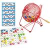 Recipiente per Palline per Bingo, Con Tabella Dei Numeri E Palline