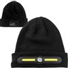 Genérico Berretto a LED - Cappello a Maglia con Luce a 3 modalità | Ricaricabile con Torcia per Sicurezza Notturna, per Ciclismo, Escursionismo, Campeggio, Inverno, Bambini, Uomini, Donne Adulti