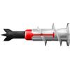 Fischer Duoblade, Tasselli Autoforanti Espandenti per Cartongesso, Grigio/Rosso, 50 Pezzi