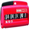 USAG 692 S/11 - Assortimento di inserti in astuccio di plastica (11 pz) 06920021
