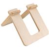 Generic in legno per parcheggio scooter stand 20,8 x 7 x 1,2 cm per bambini bici display in legno espositore in legno portatile per bambini bici parcheggio rack freno equilibrio espositore per
