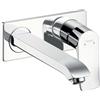 hansgrohe Metris Miscelatore monocomando lavabo ad incasso a parete con bocca erogazione 22.5 cm, cromo, 31086000